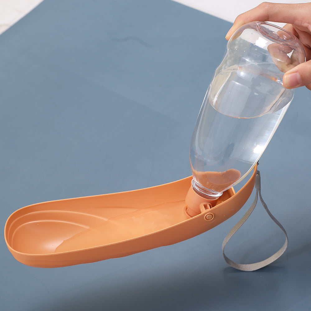 Portable Dog Water Bottle and Feeder for Walks
