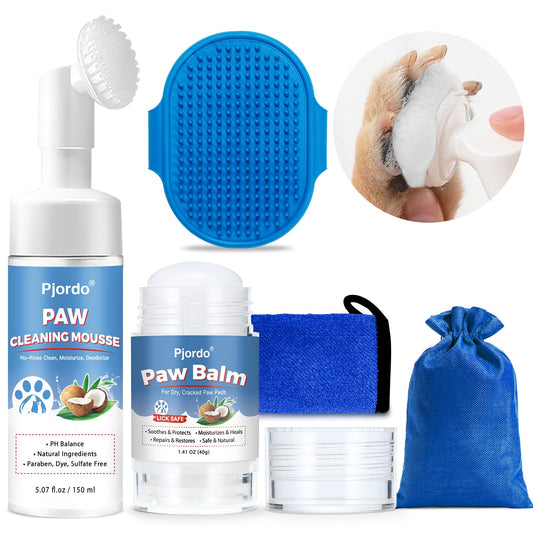 Pet Paw Groomer Starter Kit with built in brush